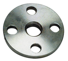Merit Brass - 1/2" Pipe, 3-1/2" OD, Stainless Steel, Slip On Pipe Flange - 2-3/8" Across Bolt Hole Centers, 5/8" Bolt Hole, 150 psi, Grade 304 - USA Tool & Supply