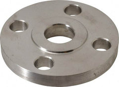 Merit Brass - 1" Pipe, 4-1/4" OD, Stainless Steel, Socket Weld Pipe Flange - 3-1/8" Across Bolt Hole Centers, 5/8" Bolt Hole, 150 psi, Grades 316 & 316L - USA Tool & Supply