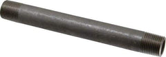 Merit Brass - Schedule 40, 3/8" Pipe x 5-1/2" Long, Grade 304/304L Stainless Steel Pipe Nipple - Welded & Threaded - USA Tool & Supply