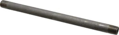 Merit Brass - Schedule 40, 3/8" Pipe x 10" Long, Grade 304/304L Stainless Steel Pipe Nipple - Welded & Threaded - USA Tool & Supply