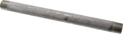 Merit Brass - Schedule 40, 3/4" Pipe x 12" Long, Grade 304/304L Stainless Steel Pipe Nipple - Welded & Threaded - USA Tool & Supply