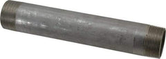 Merit Brass - Schedule 40, 1-1/2" Pipe x 10" Long, Grade 304/304L Stainless Steel Pipe Nipple - Welded & Threaded - USA Tool & Supply