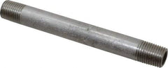 Merit Brass - Schedule 40, 1/4" Pipe x 4-1/2" Long, Grade 316/316L Stainless Steel Pipe Nipple - Welded & Threaded - USA Tool & Supply