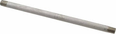 Merit Brass - Schedule 40, 1/4" Pipe x 10" Long, Grade 316/316L Stainless Steel Pipe Nipple - Welded & Threaded - USA Tool & Supply