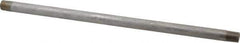 Merit Brass - Schedule 40, 1/4" Pipe x 12" Long, Grade 316/316L Stainless Steel Pipe Nipple - Welded & Threaded - USA Tool & Supply