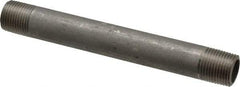 Merit Brass - Schedule 40, 3/8" Pipe x 5" Long, Grade 316/316L Stainless Steel Pipe Nipple - Welded & Threaded - USA Tool & Supply