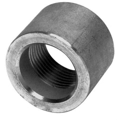 Merit Brass - 1-1/2" Grade 316/316L Stainless Steel Pipe Half Coupling - FNPT End Connections, 3,000 psi - USA Tool & Supply
