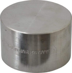 Merit Brass - 2" Grade 316/316L Stainless Steel Pipe End Cap - FNPT End Connections, 3,000 psi - USA Tool & Supply
