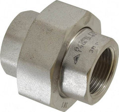 Value Collection - 1" Grade 316/316L Stainless Steel Pipe Union - FNPT x FNPT End Connections, 3,000 psi - USA Tool & Supply
