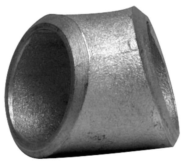 Merit Brass - 2-1/2" Grade 304L Stainless Steel Pipe 45° Long Radius Elbow - Butt Weld x Butt Weld End Connections - USA Tool & Supply