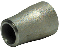 Merit Brass - 6 x 2-1/2" Grade 304L Stainless Steel Pipe Concentric Reducer - Butt Weld x Butt Weld End Connections - USA Tool & Supply