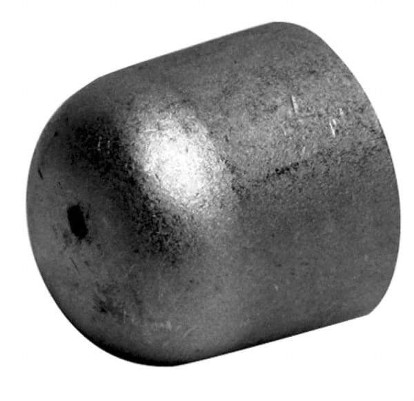 Merit Brass - 4" Grade 316L Stainless Steel Pipe End Cap - Butt Weld End Connections - USA Tool & Supply