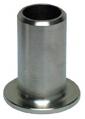 Merit Brass - 2-1/2" Grade 316L Stainless Steel Pipe Stub End - Butt Weld End Connections - USA Tool & Supply