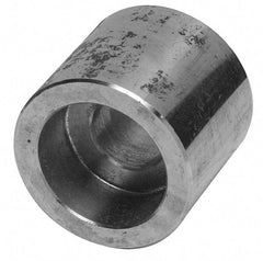 Merit Brass - 1-1/4" Grade 316 Stainless Steel Pipe Half Coupling - Socket Weld End Connections, 3,000 psi - USA Tool & Supply
