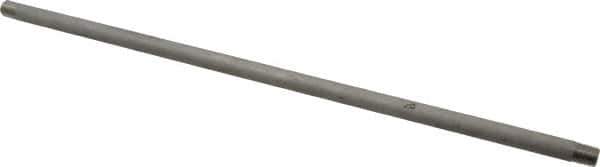 Merit Brass - Schedule 40, 1/4" Pipe x 18" Long, Grade 304/304L Stainless Steel Pipe Nipple - Welded & Threaded - USA Tool & Supply