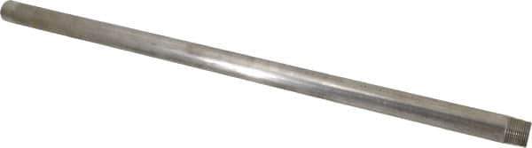 Merit Brass - Schedule 40, 3/4" Pipe x 24" Long, Grade 316/316L Stainless Steel Pipe Nipple - Welded & Threaded - USA Tool & Supply