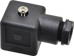 Parker - Solenoid Valve DIN Cable Gland - Gasket Included - USA Tool & Supply