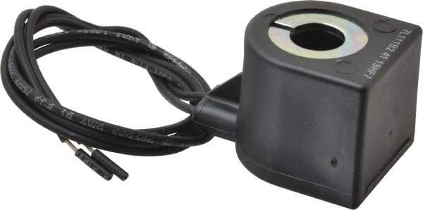 Parker - 24/60 Volt, 18 Coil Lead Length, Solenoid Coil - 10 Watt - USA Tool & Supply