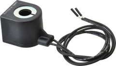 Parker - 220/50, 240/60 Volt, 18 Coil Lead Length, Solenoid Coil - 10 Watt - USA Tool & Supply