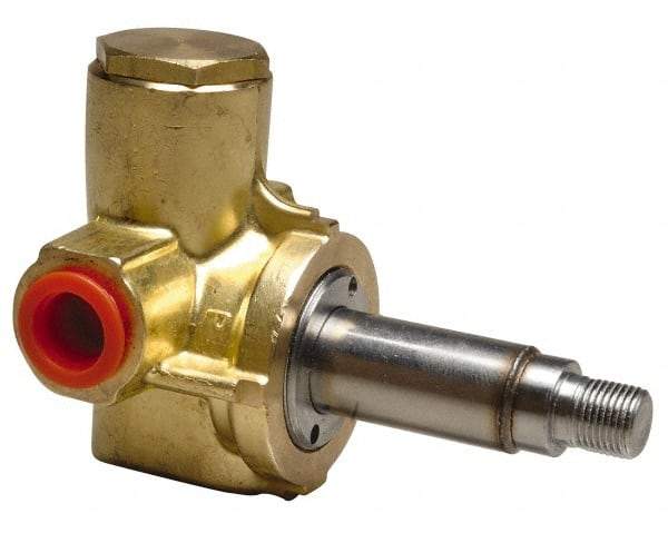 Parker - 1" Port, Brass Solenoid Valve - Closed, NBR Seal - USA Tool & Supply