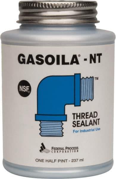 Federal Process - 8 oz Brush Top Can Dark Blue Federal Gasoila-NT - 400°F Max Working Temp - USA Tool & Supply