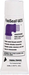 Federal Process - 50 mL Tube White FasSeal-ATS Anaerobic Thread Sealant with PTFE - 375°F Max Working Temp - USA Tool & Supply