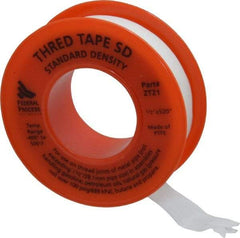 Federal Process - 1/2" Wide x 520" Long General Purpose Pipe Repair Tape - 3 mil Thick, -450 to 550°F, White - USA Tool & Supply