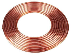 Mueller Industries - 60' Long, 1-5/8" OD x 1.38" ID, Copper Seamless Tube - 0.06" Wall Thickness, 1.14 Ft/Lb - USA Tool & Supply