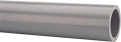 Made in USA - 1-1/2" Pipe, 60" Long CPVC Unthreaded Plastic Pipe Nipple - 470 Max psi, 1.476" ID x 1.9" OD, Schedule 80, Gray - USA Tool & Supply