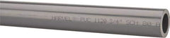 Made in USA - 3/4" Pipe, 60" Long PVC Unthreaded Plastic Pipe Nipple - 690 Max psi, 0.724" ID x 1.05" OD, Schedule 80, Gray - USA Tool & Supply