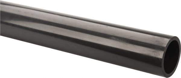 Made in USA - 3" Pipe, 60" Long PVC Unthreaded Plastic Pipe Nipple - 370 Max psi, 2.864" ID x 3-1/2" OD, Schedule 80, Gray - USA Tool & Supply