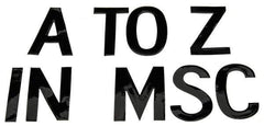 Made in USA - Letter Label - Legend: Letter Set, English, Black - USA Tool & Supply