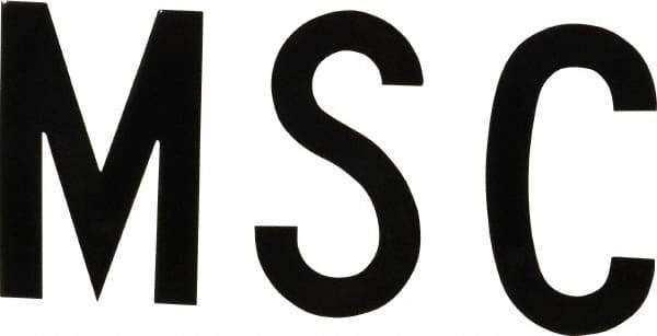 Made in USA - Letter Label - Legend: Complete Set, English, Black - USA Tool & Supply