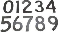 Made in USA - Letter Label - Legend: Number Set, English, Black - USA Tool & Supply