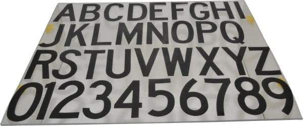 Made in USA - Letter Label - Legend: Complete Set, English, Black - USA Tool & Supply