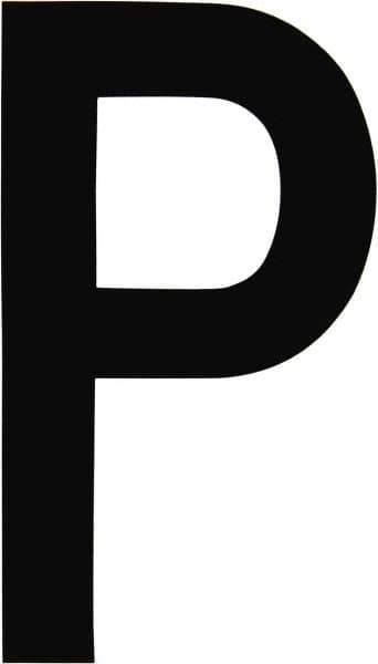 Made in USA - Letter Label - Legend: P, English, Black - USA Tool & Supply