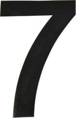 Made in USA - Number Label - Legend: 7, English, Black - USA Tool & Supply