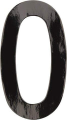 Made in USA - Number Label - Legend: 0, English, Black - USA Tool & Supply