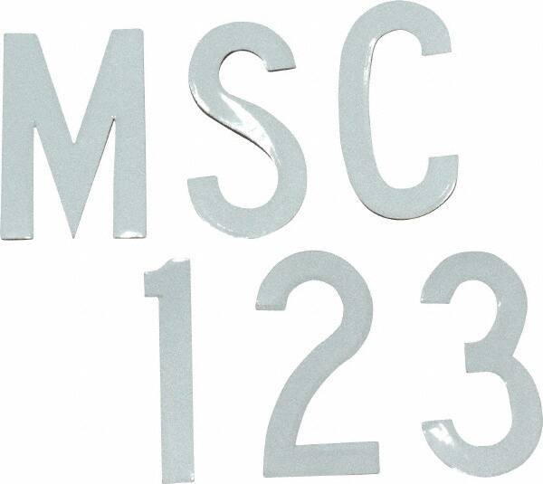 Made in USA - Letter Label - Legend: Complete Set, English, White - USA Tool & Supply