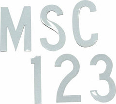 Made in USA - Letter Label - Legend: Complete Set, English, White - USA Tool & Supply