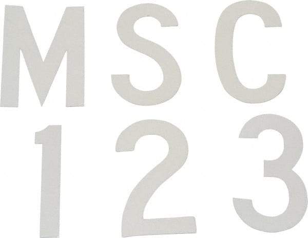 Made in USA - Letter Label - Legend: Complete Set, English, White - USA Tool & Supply