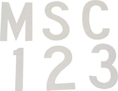 Made in USA - Letter Label - Legend: Complete Set, English, White - USA Tool & Supply