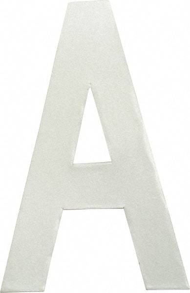 Made in USA - Letter Label - Legend: A, English, White - USA Tool & Supply