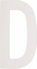 Made in USA - Letter Label - Legend: D, English, White - USA Tool & Supply