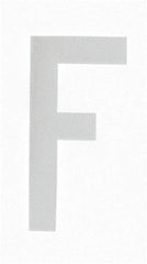Made in USA - Letter Label - Legend: F, English, White - USA Tool & Supply