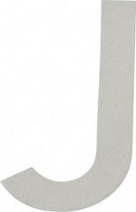 Made in USA - Letter Label - Legend: J, English, White - USA Tool & Supply