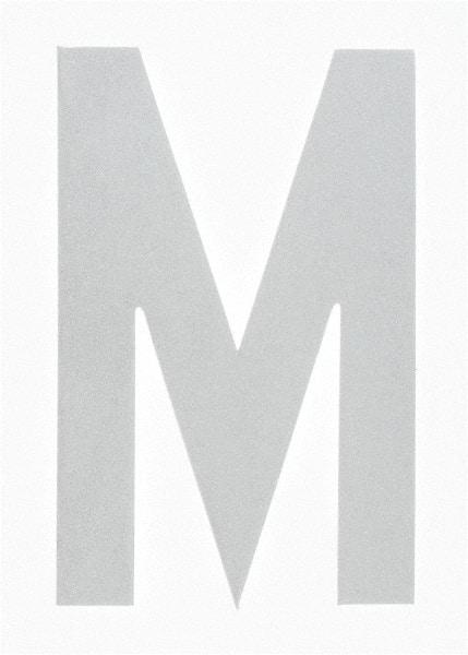 Made in USA - Letter Label - Legend: M, English, White - USA Tool & Supply
