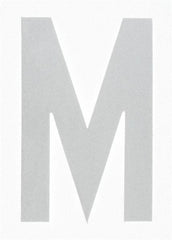 Made in USA - Letter Label - Legend: M, English, White - USA Tool & Supply