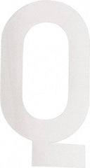 Made in USA - Letter Label - Legend: Q, English, White - USA Tool & Supply