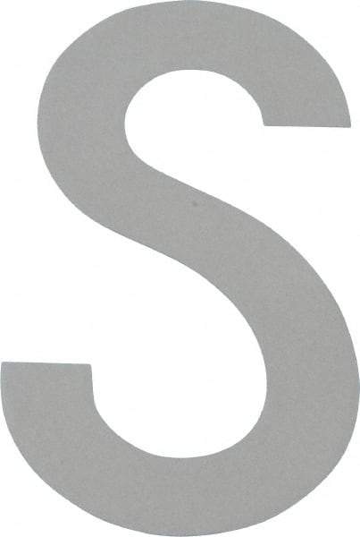Made in USA - Letter Label - Legend: S, English, White - USA Tool & Supply
